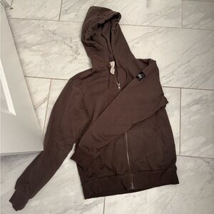 ALO Yoga Chocolate Brown Hoodie